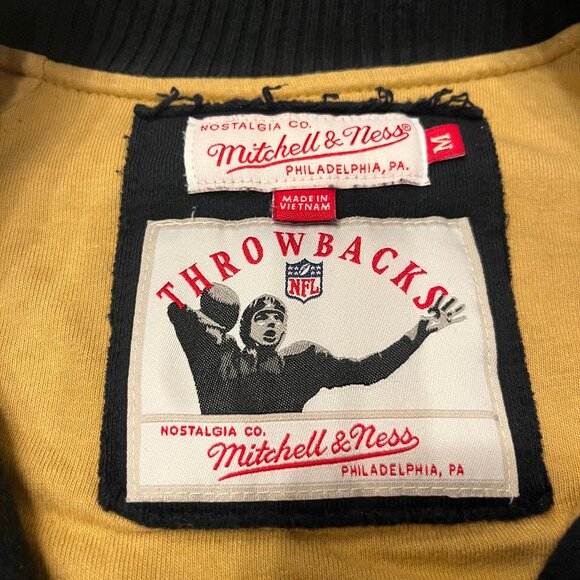 **SOLD** Mitchell & Ness New Orleans Saints Throwback Varsity Jacket - Picture 5 of 6